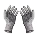 Cut Resistant Gloves Protection High Performance of Level 5 - Comfortable, Good Elastic, and Food Grade (M) Wizvv