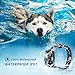 YISENCE Dog Training Collar, Dog Shock Collar with Remote 2500FT Shock Collar for Dogs IPX7 Waterproof Rechargeable w/Beep 99 Levels Vibrate Shock Modes Shock Collar for Small Dogs Medium Large Dogs