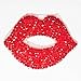 Rhinestone Crystal Iron-on Lips Applique Patch by 1pc, 2-3/4