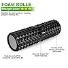 Odoland-18-Large-Size-Foam-Roller-5-Piece-Set-with-Lightweight-Muscle-Roller-Stick-and-2-Massage-Balls-High-Density-for-Physical-Therapy-Deep-Tissue-Trigger-Pain-Relief-Myofascial-Release Odoland 45cm Large Size Foam Roller Set with Roller Massage Stick, 2 Muscle Massage Balls and Carry Bag, High Density…