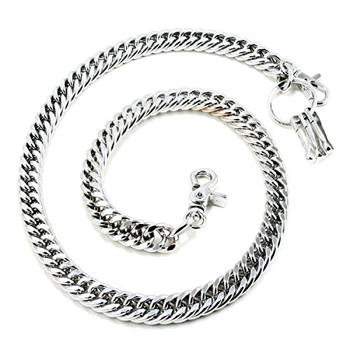 Doublek Heavy Biker Trucker Keychain Key Jean Wallet Chain (20") SLV CS1120
