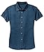 Ladies Short Sleeve Value Denim Shirts in Sizes XS-4XL