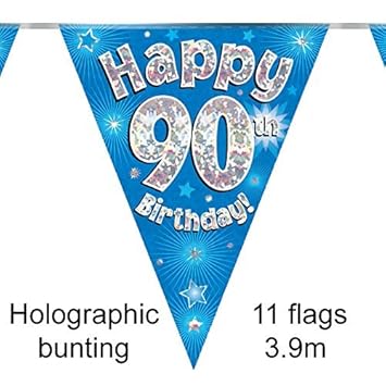Banners Stickers Confetti Happy 1st Birthday Pink Holographic