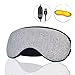 Dr. Prepare Eye Mask for Sleeping, USB Heated Eye Mask with Soft Leather Surface, Time and Temperature Control Safe Healthy Comfortable Washable for Puffy Eyes, Dark Cycles, Dry Eyes, and Tired Eyes