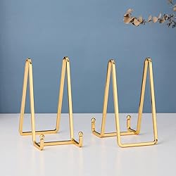 Plate Holder Easel Display Stand - 6 inch Metal