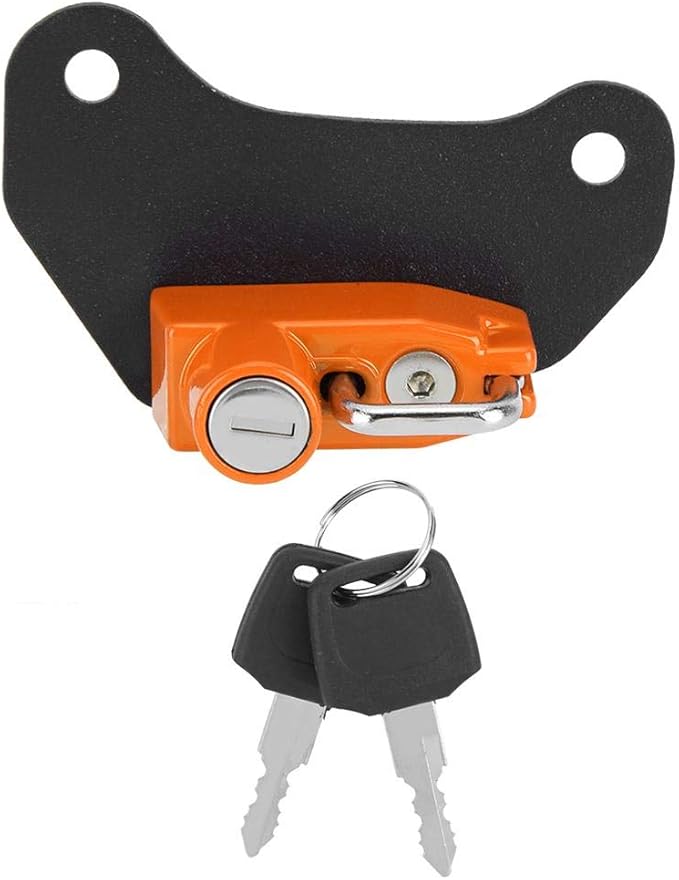 Motorcycle Helmet Lock, Aluminum Alloy Helmet Lock Mount