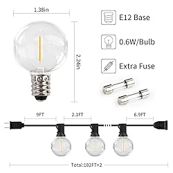 AVANLO 204FT Outdoor Lights String for Patio