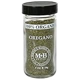 Morton & Bassett Organic Oregano, .7-Ounce Jars (Pack of 3)
