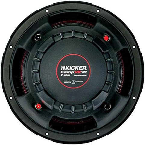 kicker compvr 10 dual 4 ohm subwoofer