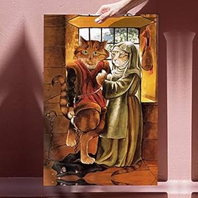 Canvas Wall Art Cute Cat Canvas Prints Home Artwork Decoration for Living Room,Bedroom - 12x18 inches