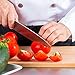 Chef Knife, 8 Inch Kitchen Knife, Quality Professional German High Carbon Stainless Steel Ultra Razor Sharp Cooking Blade with Ergonomic Well-balanced Wood Handle, All Purposes with Gift Box Coolwoo