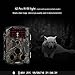LESHP Trail Hunting Camera, Wildlife Camera with 12 MP 1080P HD Time Lapse 65ft 120° Wide Angle Infrared Night Vision 42pcs IR LEDs 2.4