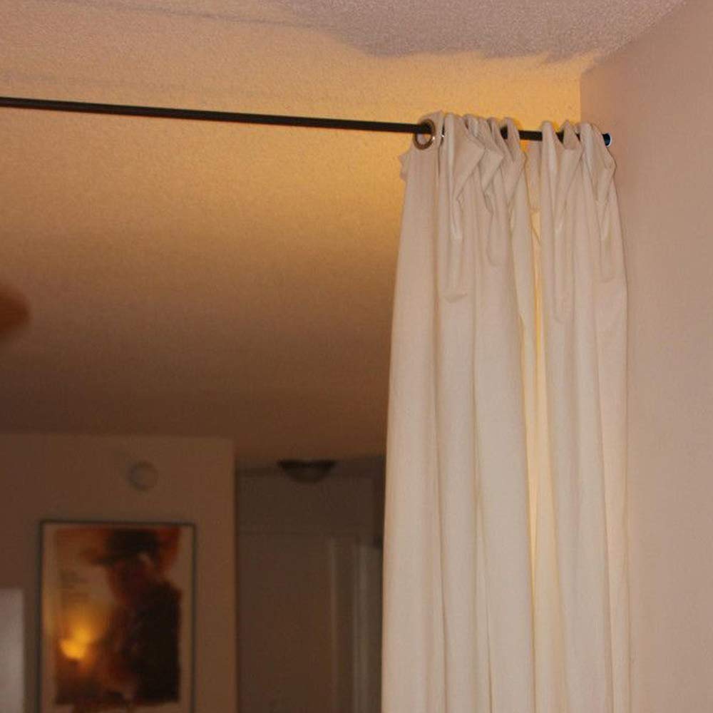 Home Garden Premium Curtain Tension Rods 83 122 Inch No Vailge