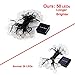 {Longer and Brighter 29ft 50LED} Hallomall™ Outdoor Solar String Lights Fairy Lights, Crystal Ball Solar Powered Outdoor Decorations Ambiance Lighting For for Garden Fence Path Landscape Christmas (warm white)