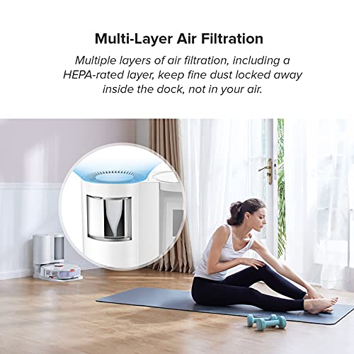 Roborock S7+ Robot Vacuum and Sonic Mop with AutoEmpty Dock, Stores up