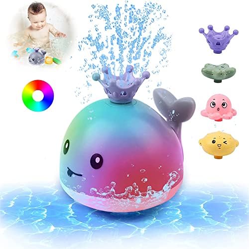 سعر Baby Bath Toys, Whale Spray Swimming Pool Toy, Four Water Spray