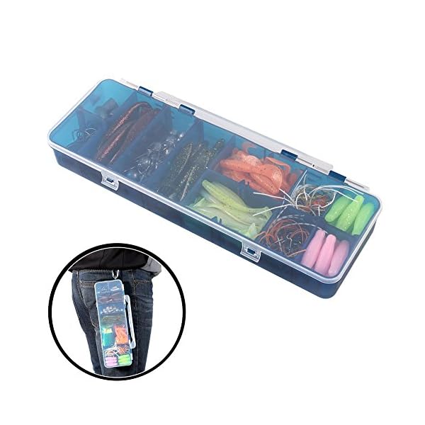 ToHa-Soft-Lure-Kits-for-Fishing-143-in-1-including-6-Kinds-of-73-Soft-Plastic-Fishing-Lures