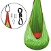 Sorbus® Kids Pod Swing Chair Nook - Hanging Seat Hammock Nest for Indoor and Outdoor Use – Great for Children, All Accessories Included (Nook Orange)