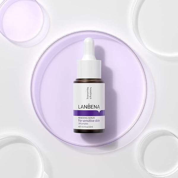 LANBENA RETINOL SERUM FOR FACE, RETINOL SERUM WITH HYALURONIC ACID FOR WRINKLES AND FINE LINES, RENEW AND PLUMP NIGHT FACIAL SERUM FOR GLOWING SKIN, SERUM FOR SENSITIVE SKIN, 30ML