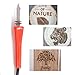 Wood Burning Kit , 38PCS Woodburning Tips for Wood Burning/Carving/Embossing/Soldering + Wood Burning Pen + Soldering Tips + Stencil + Stand + Carrying Case