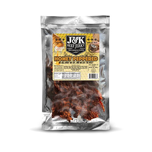 J&K Beef Jerky - Honey Peppered 8oz