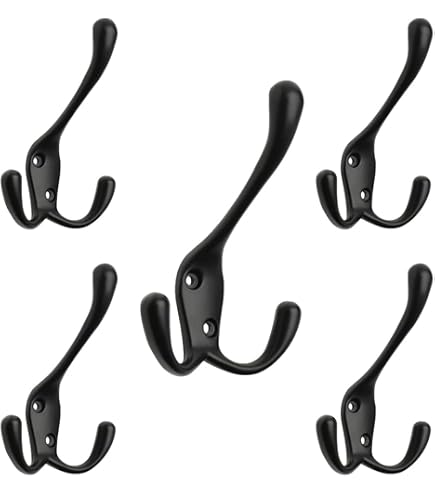 Ganchos Para Abrigos Y Sombreros Merriway – Aluminio Satinado – Pack De 4