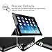 Fintie iPad 2/3/4 Case - Ultra Slim Tri-Fold Smart Cover Lightweight Stand Case Supports Auto Wake/Sleep for iPad 4th Generation with Retina Display, iPad 3 & iPad 2 - Black