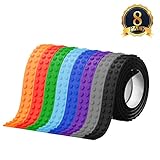 ARTISTORE Building Blocks Tape 8 Colors Roll Toy Blocks Tape Compatible Lego 3Feet/0.92meter Loops Building Block Tape Roll Self-Adhesive