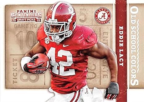 Autograph Warehouse Eddie Lacy Football Card University Of