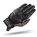 SHIMA Caliber Motrocycle Gloves for Men - Classic, Vintage, Reinforced, Summer Leather Biker Riding Gloves with Knuckle and Finger Protectors, Reinforced Palm (Brown, L)