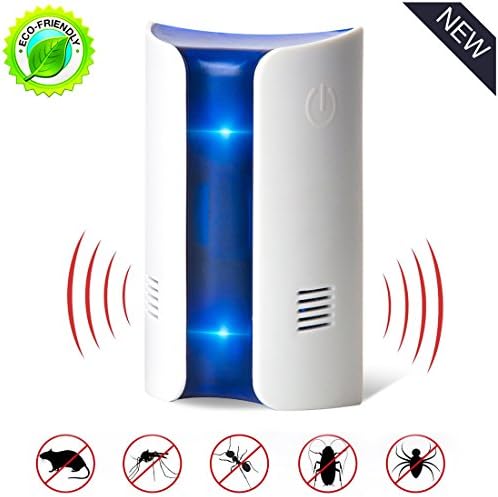 [Upgraded 2018]Ultrasonic Electromagnetic Dual Effect Pest Repeller Control,FiHome Electronic Plug In &amp; Repel Pests, Ants, Rats, Roaches, Mosquitoes, Fleas, Bugs, Spiders, Rodents, Insects