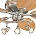 Westinghouse 7226520 Xavier Indoor Ceiling Fan with Light, 44 Inch, Brushed Nickel & Cop