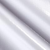 Oil Cloth Solid White Fabric By The Yard