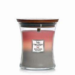 WoodWick Medium Hourglass Candle, Shoreline Trilogy