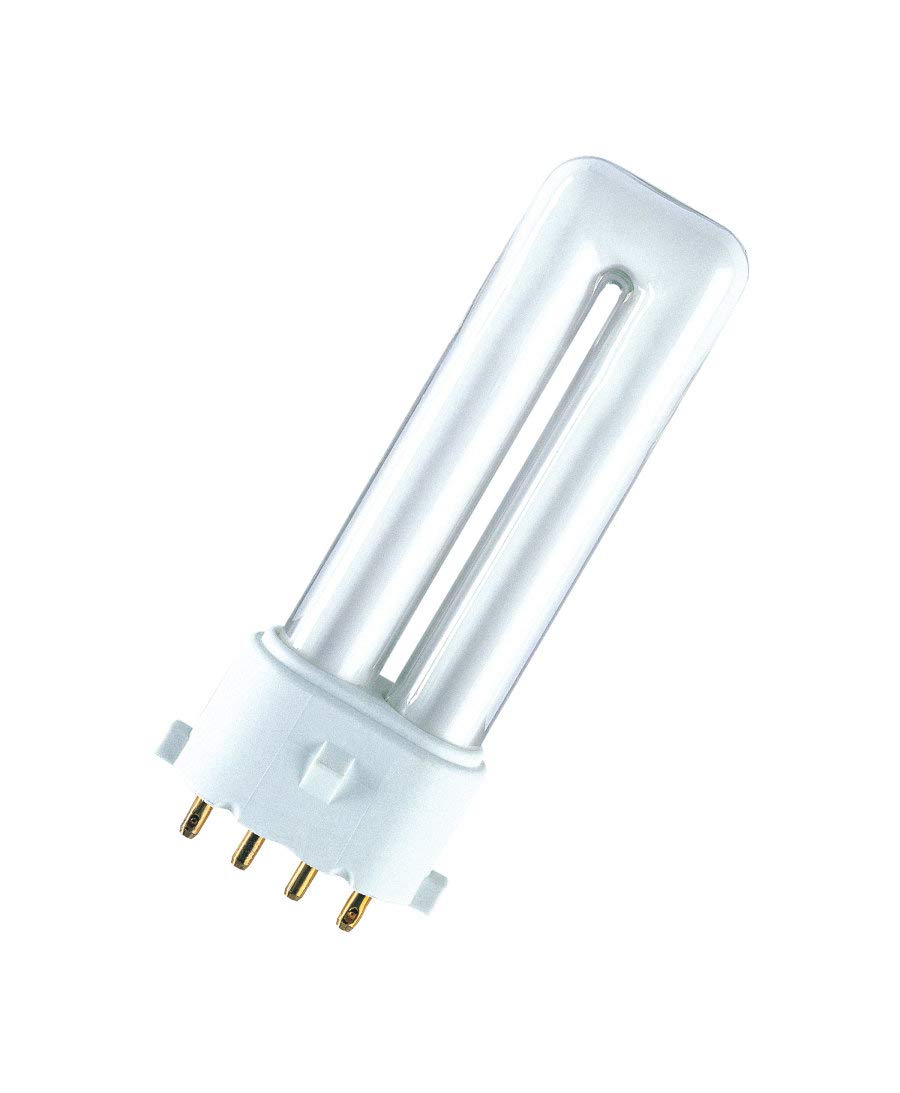 Osram Dulux S/E 9 W/840 2 G7 4 Pin Base Compact Fluorescent Light Bulb, Cool White
