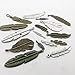 iloveDIYbeads 100g (about30-32pcs) Craft Supplies Mixed Feather Pendants Beads Charms Pendants for Crafting Jewelry Findings Making Accessory For DIY Necklace Bracelet (M017)