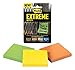 Post-it Extreme Notes, Works Outdoors, Removes Cleanly, 100X The Holding Power, Green, Orange, Yellow, 3 in x 3 in, 3 Pads/Pack, 45 Sheets/Pad (EXTRM33-3TRYMX)