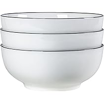 Hesen Lot De 3 Grands Bols à Soupe Et Cuillères Pho De 1,7 L + 3