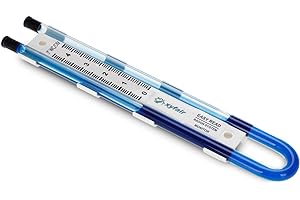 XYFAIR XYF Air Easy Read Manometer | U-Tube Air Pressure Indicator (Blue)