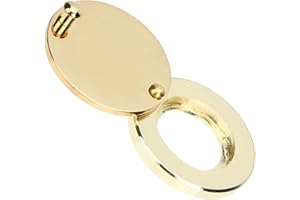Ipetboom Copper Peephole Cover Privacy Blocker for Door Viewer, Decorative Door Hole Cover Plate, Anti-Peep