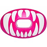 Battle Sports Predator Oxygen Mouth Guard, Pink/White, Adult/Youth