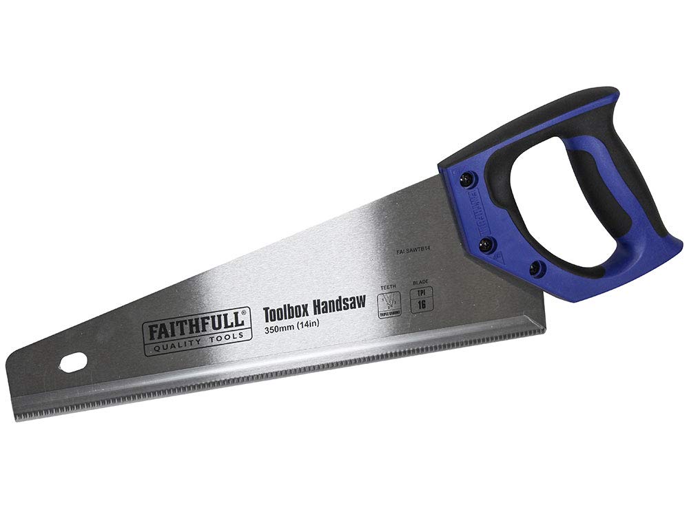 Faithfull FAISAWTB14 Toolbox Hardpoint Handsaw - 350 mm (14 Inch) - 16tpi