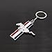 ESMPRO for Ford Mustang 3D Pony Horse Chrome Metal Key Chain Car Logo Keychain Keyfob Keyring