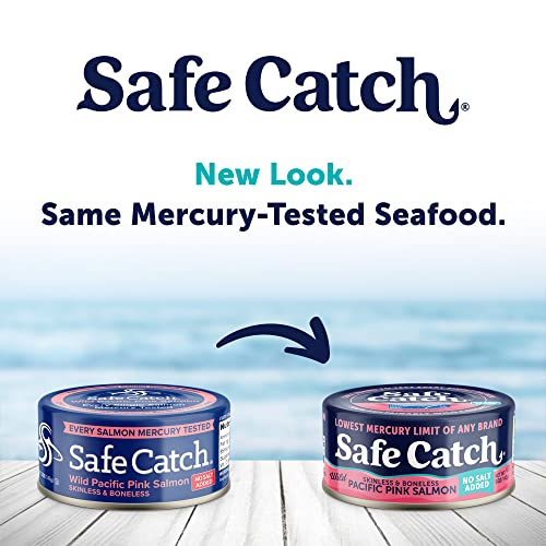 Safe Catch Wild Pacific Pink Salmon Canned WildCaught No Salt Added