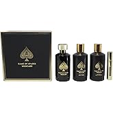 Jo Milano Game of Spades Wildcard 4-Piece Gift Set Unisex, (3.4 Oz Parfum Spray + 6.8 Oz Body Cleanser + 6.8 Oz Body Cream + 0.27 Oz Refillable Atomizer)