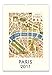 Cavallini 2017 Paris Wall Calendar