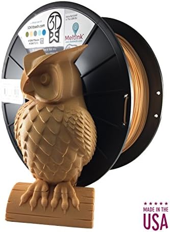 MeltInk3D Comrade Khaki PLA 3D Printer Filament Ø 1.75mm, 1Kg (2.2 Lb), MADE in U.S.A, Dimensional Accuracy: ± 0.05mm