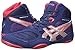 ASICS Men's Snapdown Wrestling Shoe, Navy/Silver/Red, 10.5 M US