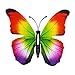 36 Pack 3D Butterfly Refrigerator Magnets, Fridge Magnets, Removable DIY Butterflies Refridgerator Decoration Wall Stickers (Rainbow-36)