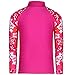 TFJH E Girls Swimsuit UPF 50+ UV Two Piece Long Sleeve Swimwear Rash Guard Sets 3-12Y